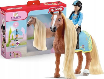 Фигурки Schleich Horse Club - Игровой набор Шляйх Sofias Beauties Лошадь с укладкой волос Ким и Карамело Стартовый набор 42585