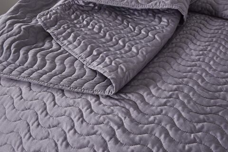 Покрывало 160х220 и наволочка 50х70 Sofi De MarkO Саванна темно-серое