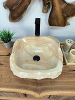Раковина из оникса Erozy Natural EO-65760 40х40х15 из натурального камня
