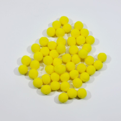 Помпоны, размер 15 мм, цвет 05 лимонный (1уп = 50шт)