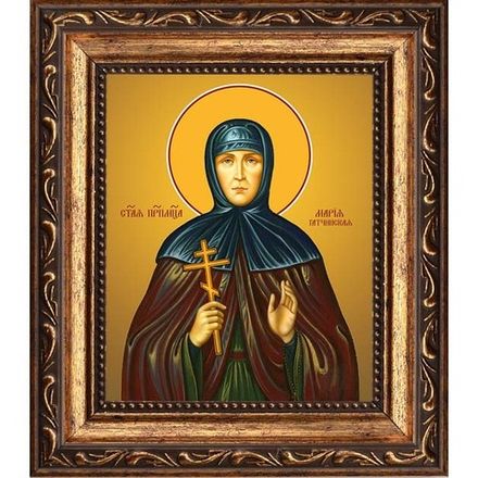 Мария (Лелянова), Гатчинская, монахиня, преподобномученица. Икона на холсте.