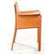 Стул с подлокотниками Barrie оранжевая кожа