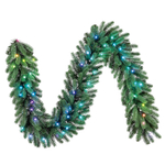 Twinkly Pre-lit Garland Еловая ветвь – 50 RGB диодов, Regal 9ft Garland, зеленый провод, Plug Type C