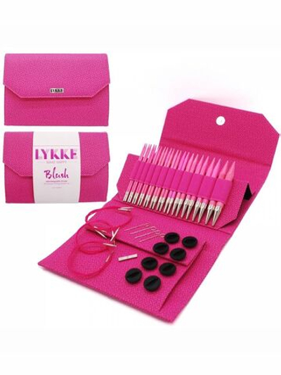 Набор съемных спиц STARTER 12 см 8 пар Blush Fuchsia Lykke