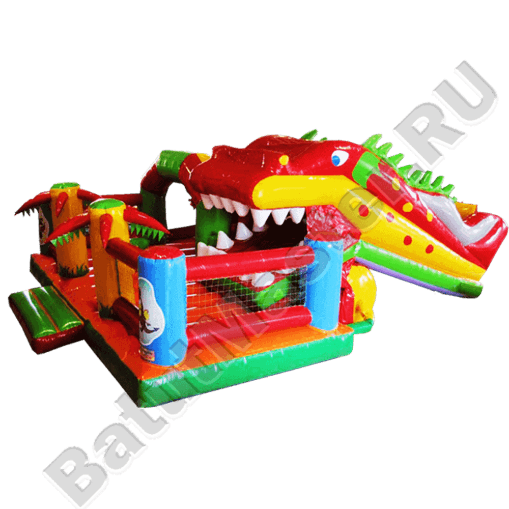 Коммерческий надувной батут "Ящер"
