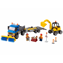 LEGO City: Уборочная техника 60152 — Sweeper & Excavator — Лего Сити Город