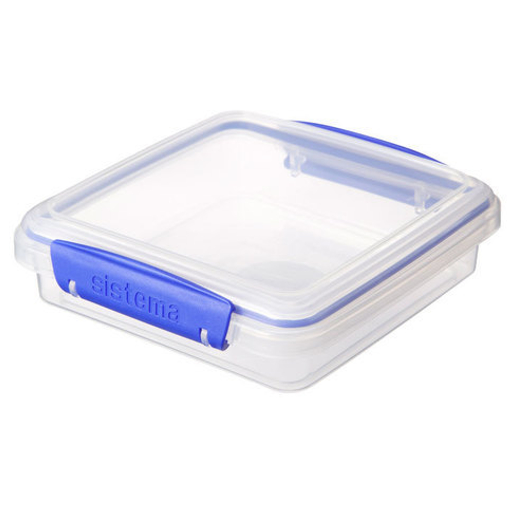 Контейнер для сэндвичей 450мл Sistema Klip It синий