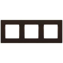Рамка для розеток и выключателей ЭРА Серия 12 12-5203-13 на 3 поста, Классик, бронза
