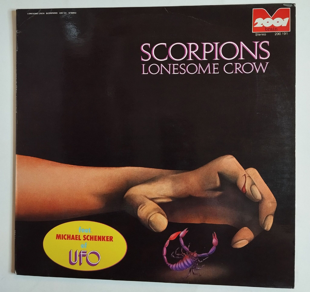 Винтажная виниловая пластинка LP Scorpions Lonesome Crow (Germany 1974)
