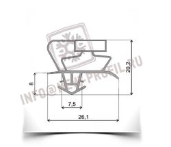 Уплотнитель для холодильника Снайге RF360 х.к. 1005*540 мм по пазу(017/035 АНАЛОГ)