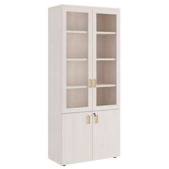 Шкаф для бумаг со стеклом CHG243500 90x42x206