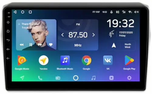 Магнитола для Suzuki Swift 5 2016-2023 (рамка матовая 10) - Teyes CC2 PLUS монитор 10.1" QLED, Android 10, Быстрая, SIM-слот