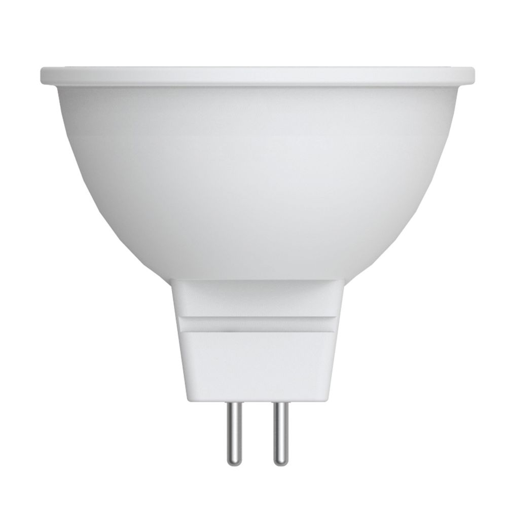 LED-JCDR-9W/6500K/GU5.3/38D/NR Лампа светодиодная. Форма JCDR, матовая. Серия Norma. Дневной свет (6500K). Угол свечения 38°. Картон. ТМ Volpe