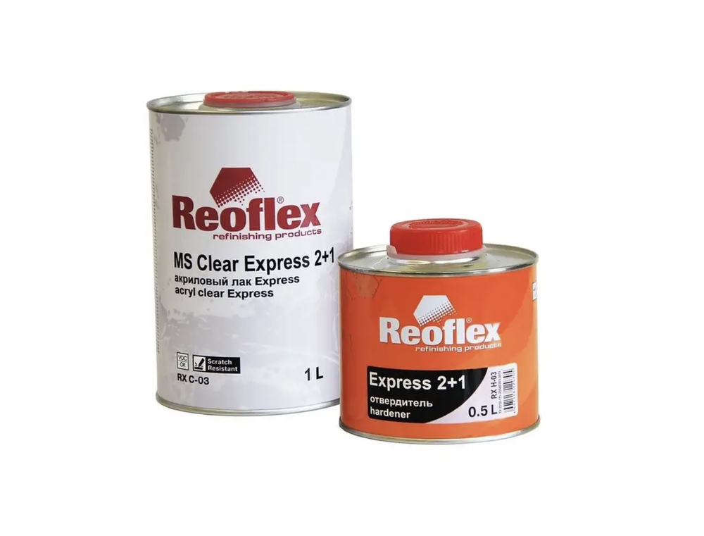Reoflex Clear MS Express Акриловый лак 2+1 (1+0,5л)