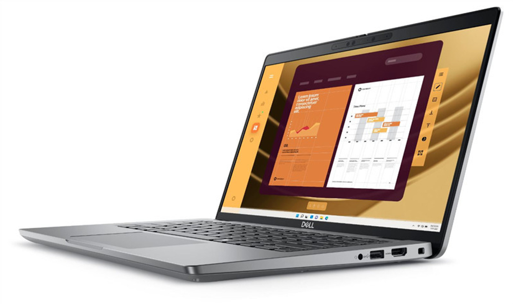 Ноутбук  Dell Latitude 5450 14 ", Core Ultra 7, 16 Гб RAM, 512 Гб SSD, Arc graphics, Серебристый