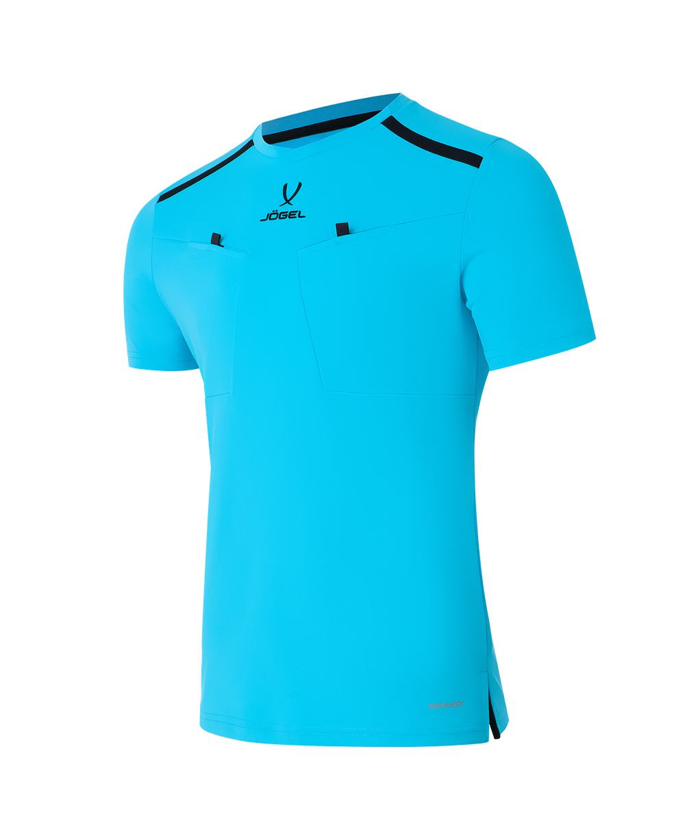 Футболка судейская DIVISION PerFormDRY Referee Tee, голубой