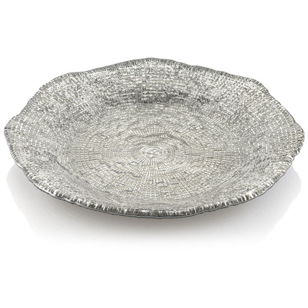 Блюдо IVV Диаманте 28см бежевое