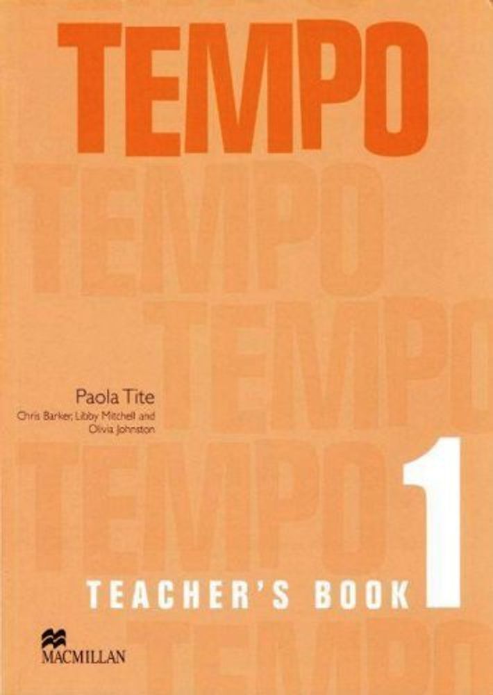 Tempo 1 книга для учителя (TB)