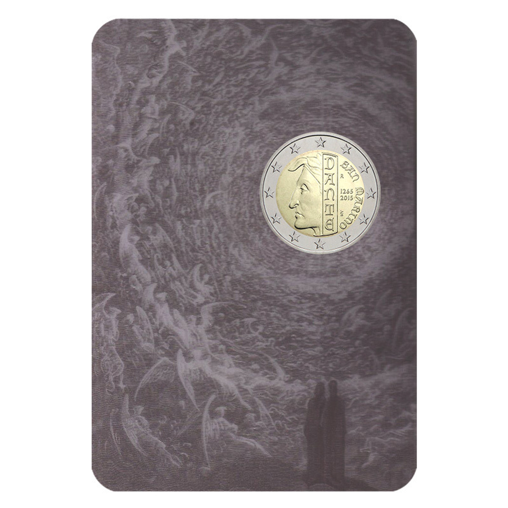 San Marino 2 Euro 2015 – 550th Anniversary of Birth of Dante Alighieri (1265 - 1321) (BU)
