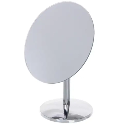 Зеркало настольное «ФОРТУНА БРИ», круглое, цвет металл, 25*15,5см (коробка)