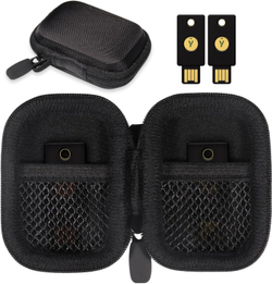 CaseSack Security Key Case — Чехол для ключей безопасности Совместимость с YubiKey, OnlyKey, Thetis и другими FIDO2/U2F-устройствами