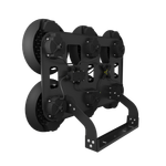 Прожектор LED ТАЙФУН ДО06-1200-202-4К-Л Г60 1200Вт 4000К IP65 Прозрачный 228000лм 260х161мм WOLTA PRO