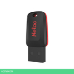 USB Flash-накопитель Netac U197 8Gb черный/красный (NT03U197N-008G-20BK)