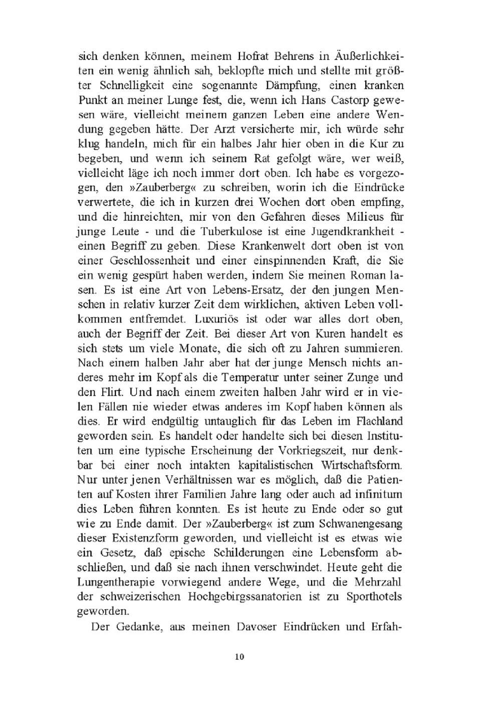 Der Zauberberg | Thomas Mann