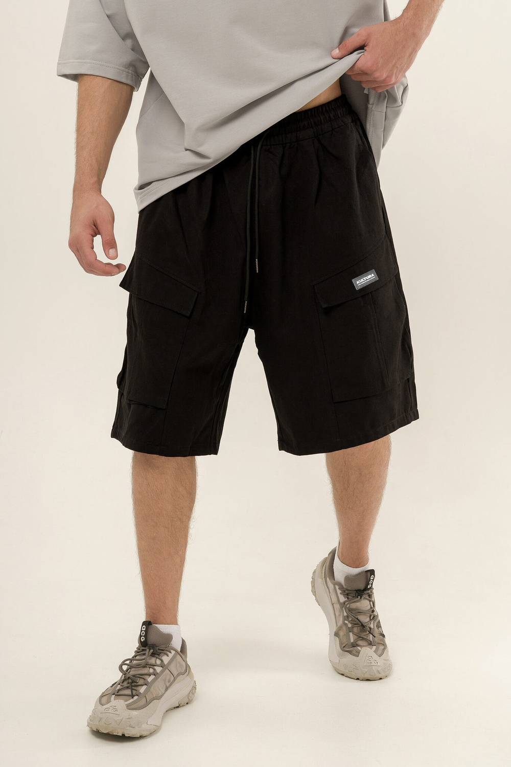 Шорты KUL'TURA "CARGO COTTON" Черный