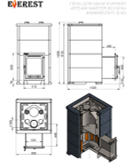 Печь для бани Эверест "Steam Master 60 INOX" Талькохлорит, S-40