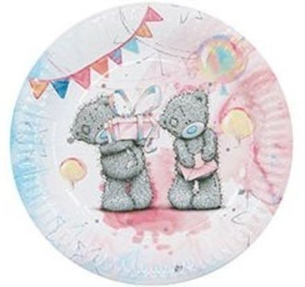 Тарелки "Мишка Тедди акварель"  23 см