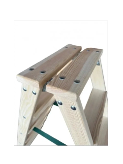 Стремянка деревянная 2х7 wide (рабоч. высота 3,1м)
