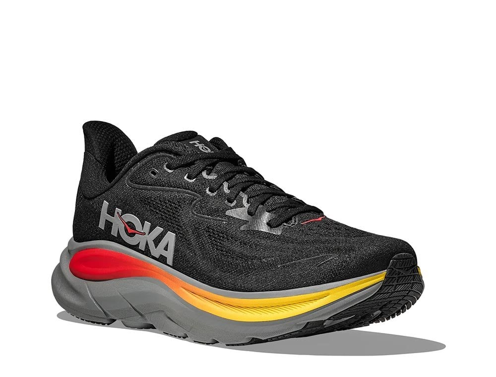 Кроссовки для бега мужские Hoka Clifton 10 M Черно-оранжевые