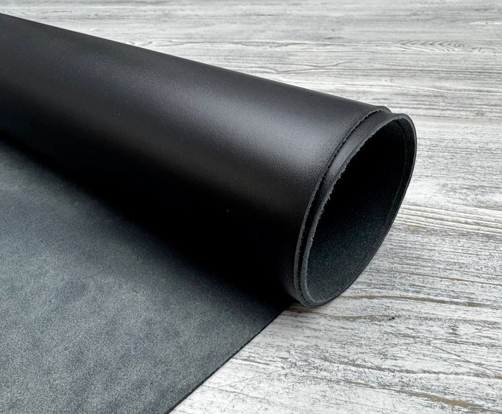 Ragona Nero (1,3-1,5 мм), цв. Черный, натуральная кожа