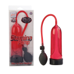 Красная помпа для мужских тренировок Stamina - 21 см. (Цвет: красный)