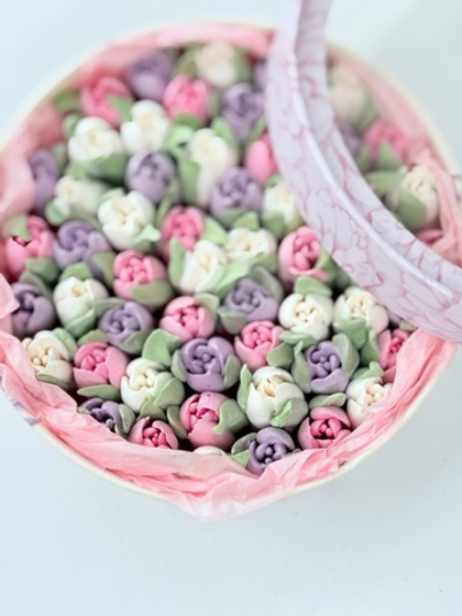 Коробка «Тюльпаны» 20 см