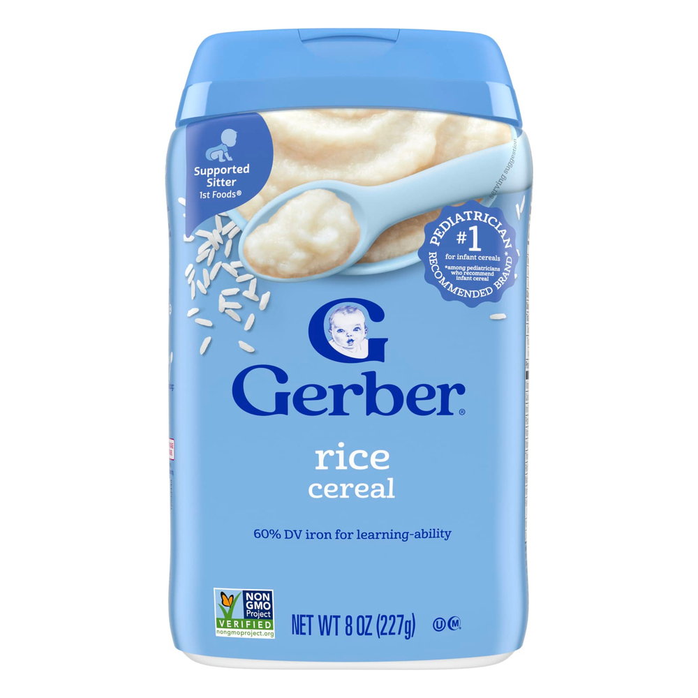 Gerber, 1st Foods®, рисовая каша, 227 г (8 унций)