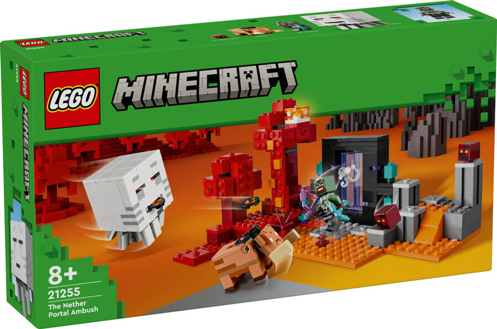 Конструктор LEGO Minecraft 21255 Засада у Нижнего портала
