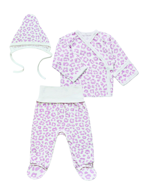 Комплект 3в1 Леопард lavender