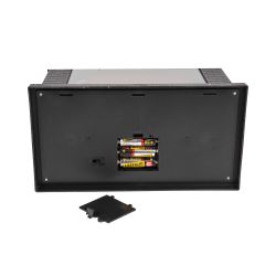 ULD-L2821-005-DNC-RED BLACK FIREPLACE Светильник светодиодный Камин с эффектом пламени. питание от батареек 3АА не в-к или USB в-к. 28х21см. 5 светодиодов. Корпус черный. TM Uniel