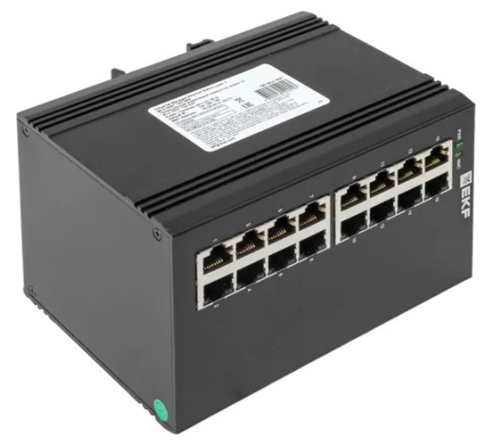 Коммутатор промышленный управляемый EKF TSX-ML2-16GT