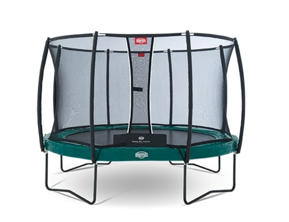 Батут berg elite+ 330 с защитной сеткой t-series 330 (зеленый)