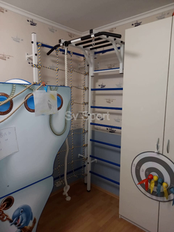 Монтаж шведской стенки Sv Sport с канатным лазом в пеноблочные, газоблочные стены