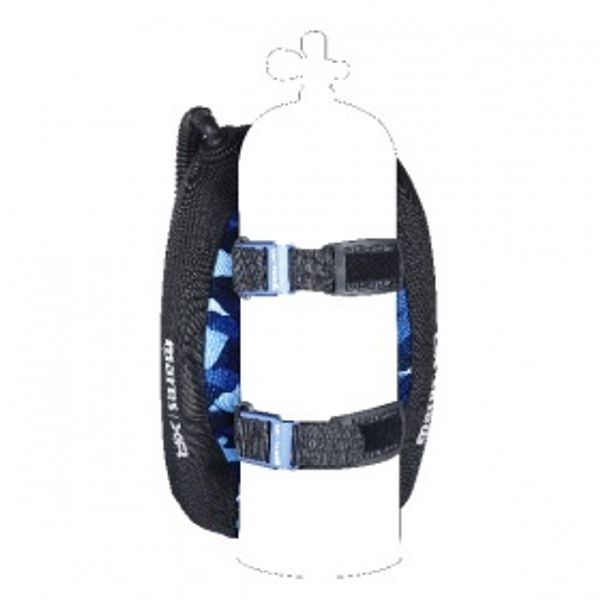 Комплект BLUE BATTLE BACKMOUNT 16л, с алюминиевым крепежём MARES XR