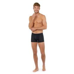 Мужские трусы боксеры черные HOM TENCEL SOFT Comfort Boxer Briefs HO1 402465_400004