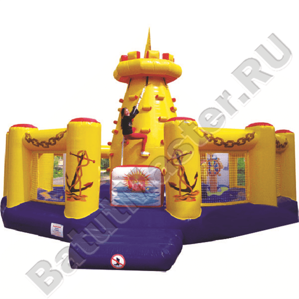 Надувной скалодром "Башня-скалодром" 5*5*4 м
