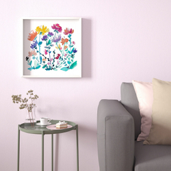 IKEA BILD  (ИКЕА БИЛД)  -  Плакат, полевые цветы, 50x50 см
