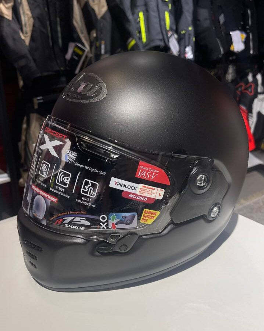 Мотошлем Arai Concept-X, чёрный матовый