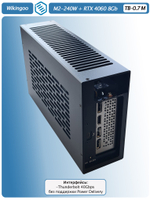 Внешняя видеокарта EGPu Wikingoo M2 - 240W + PNY GeForce RTX 4060 8Gb. Thunderbolt 3/4.