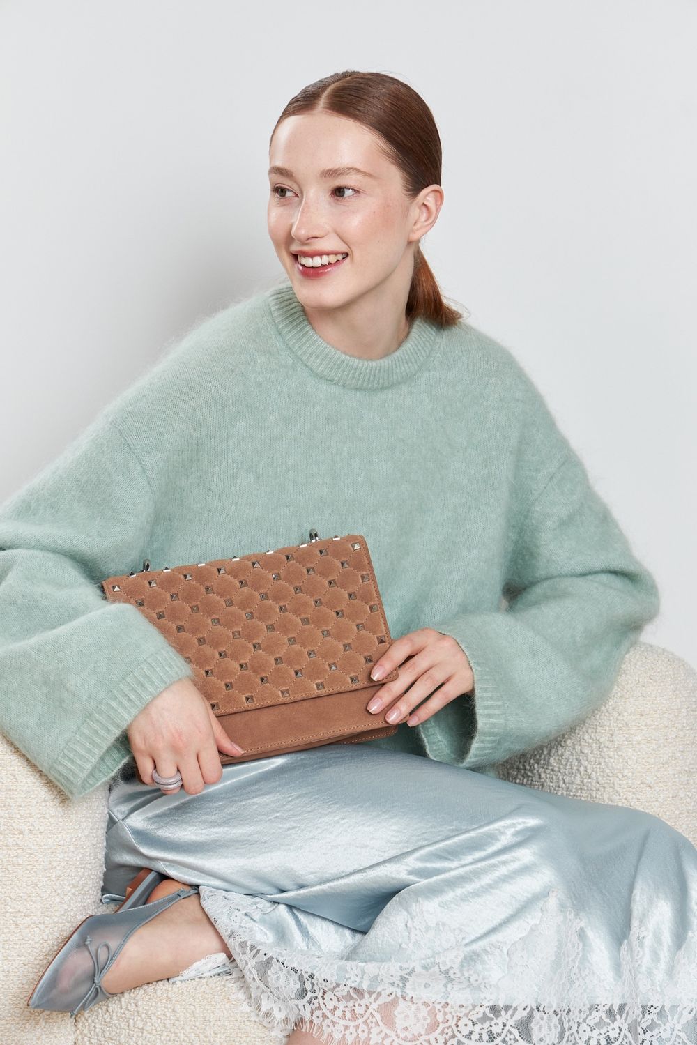 BAD GIRL LARGE BAG CARAMEL